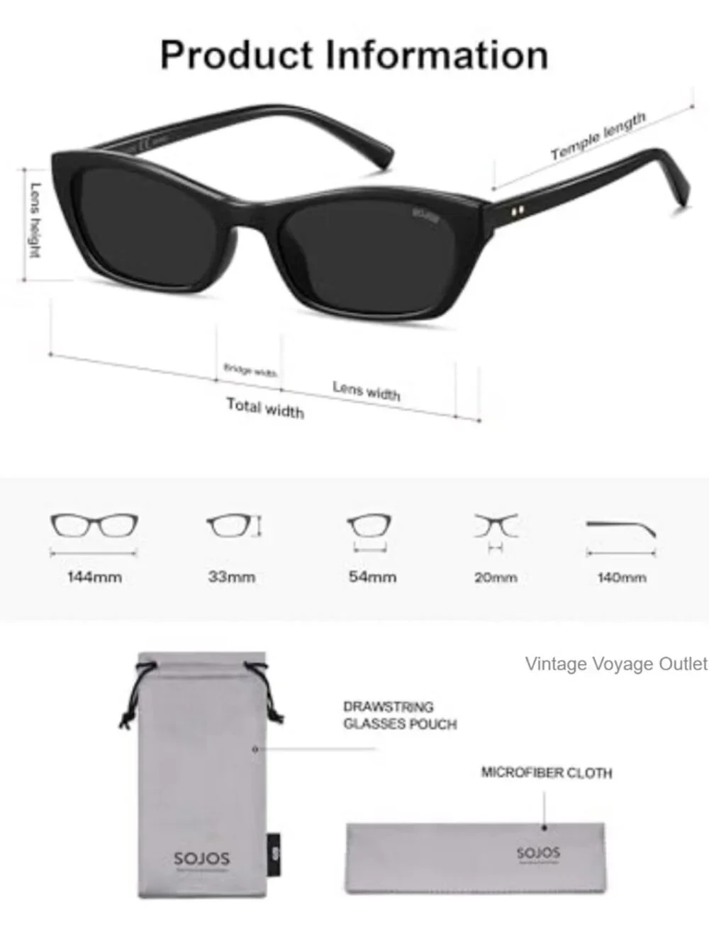 Retro Cat Eye Polarized Sunglasses UV400 Women Men